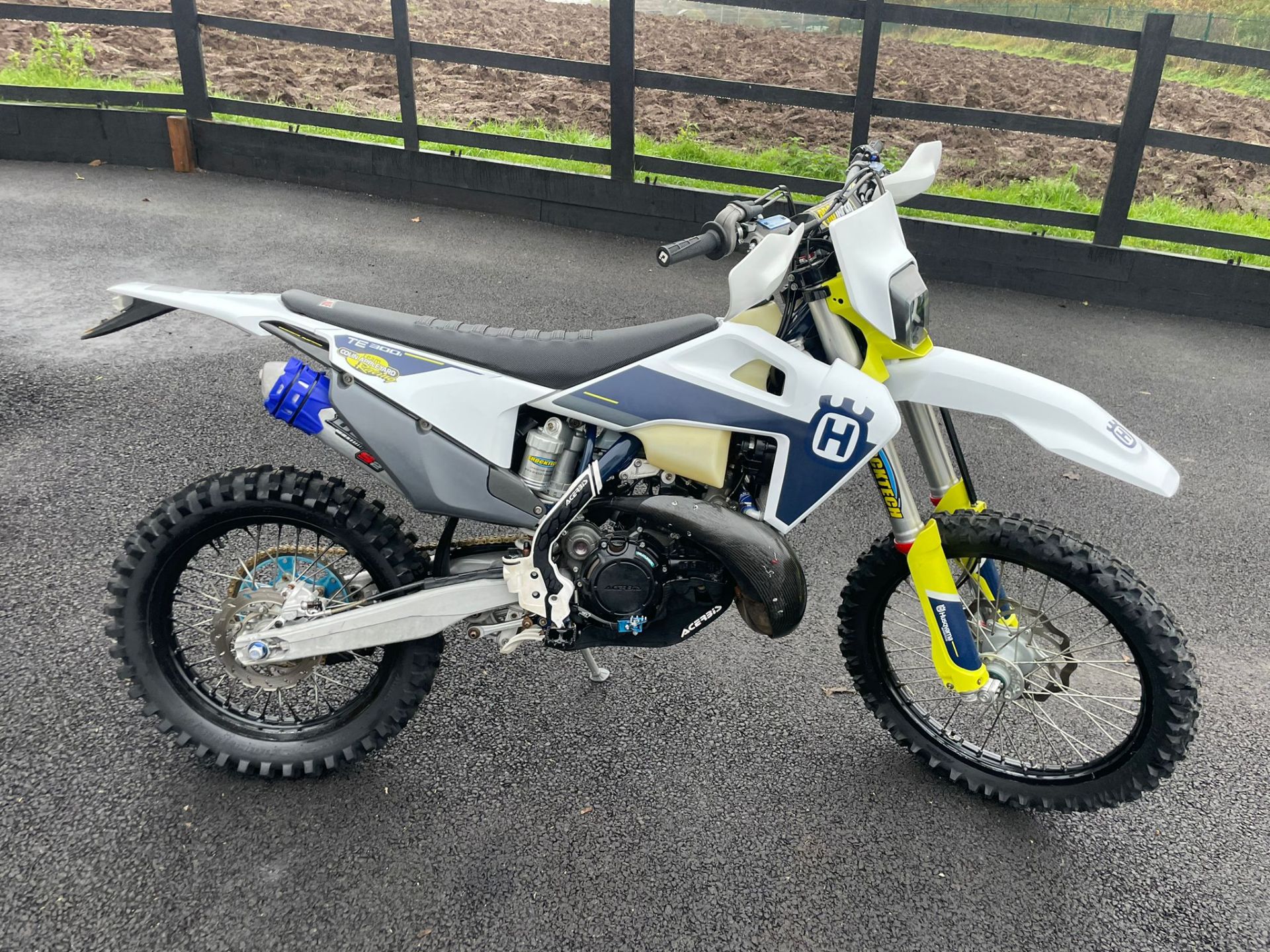 2020 HUSQVARNA TE 300i 2021 WHITE MOTORCYCLE *NO VAT* - Image 8 of 10