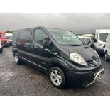 2010 RENAULT TRAFIC SL27 DCI 115 BLACK VAN DERIVED CAR WITH MOBILITY WHEELCHAIR ACCESS *NO VAT*