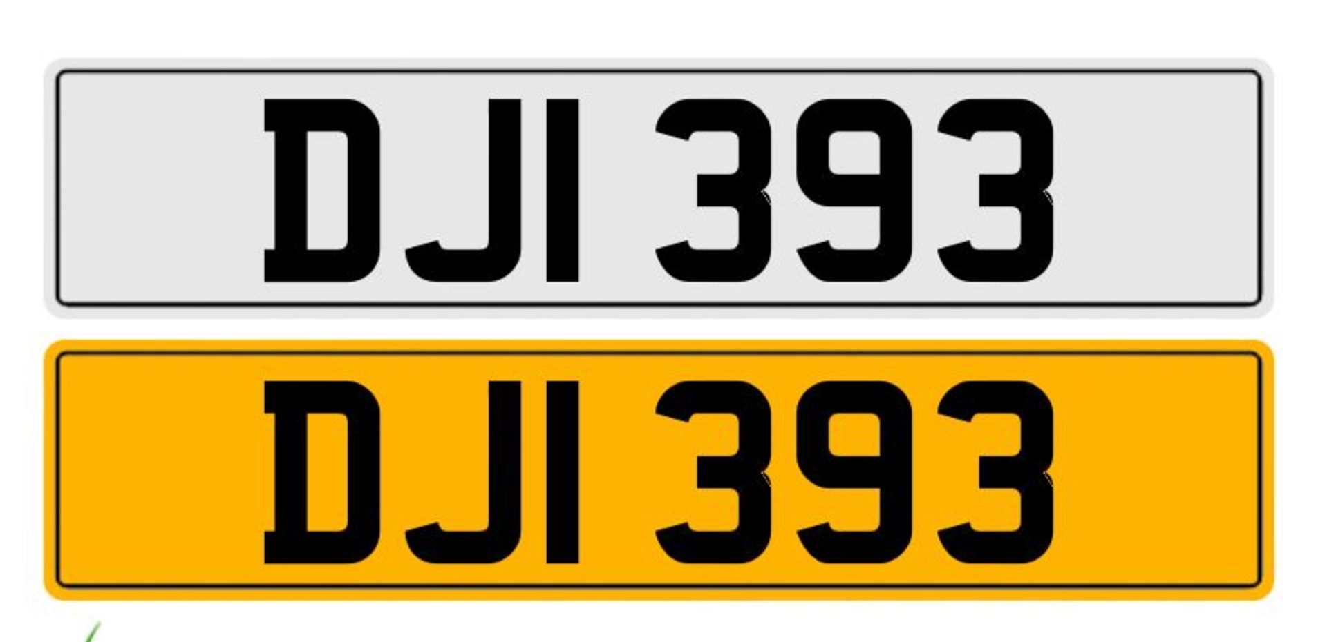 Dj Or Disc Jockey Dj 1 Private Number Plate Personal Plate Cherished Dateless On Retention *NO VAT*