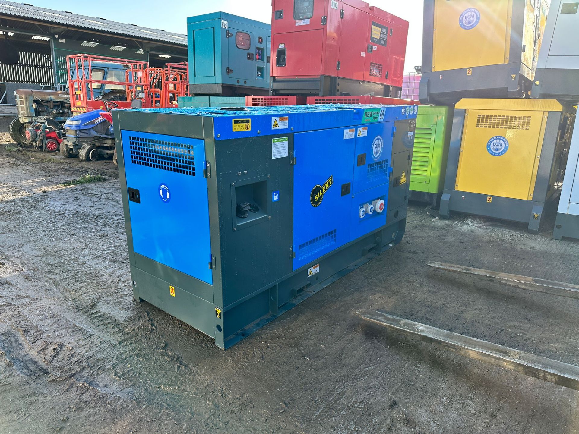 NEW/UNUSED 60KVA DIESEL SOUND PROOF GENERATOR *PLUS VAT* - Image 3 of 9