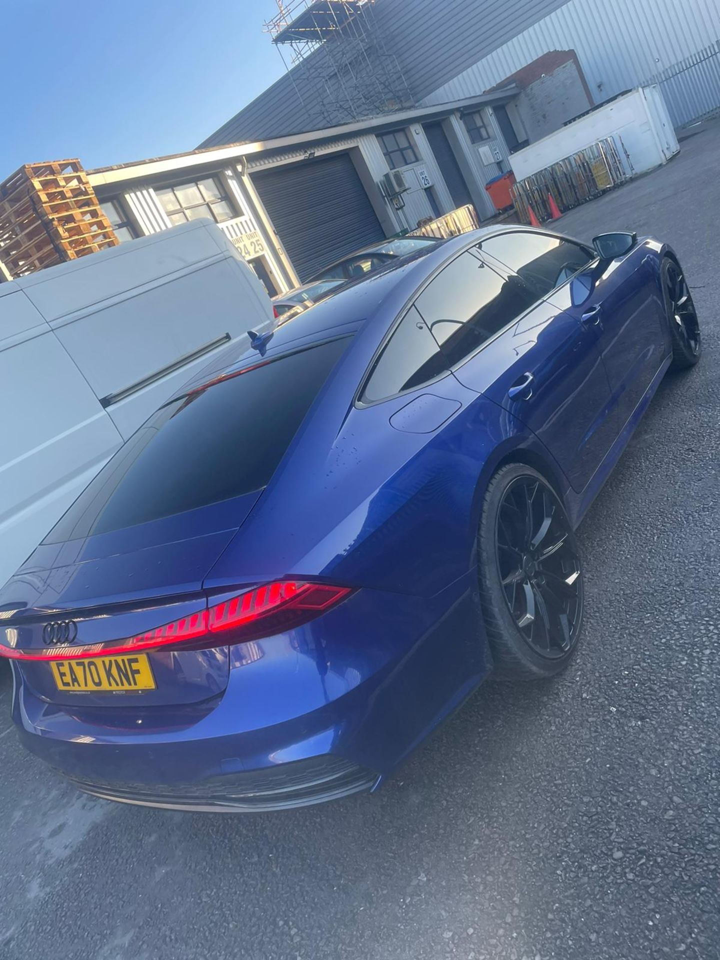2020 AUDI A7 S-LN BLK ED45 TFSI QUAT S-A BLUE COUPE *NO VAT* - Image 6 of 10