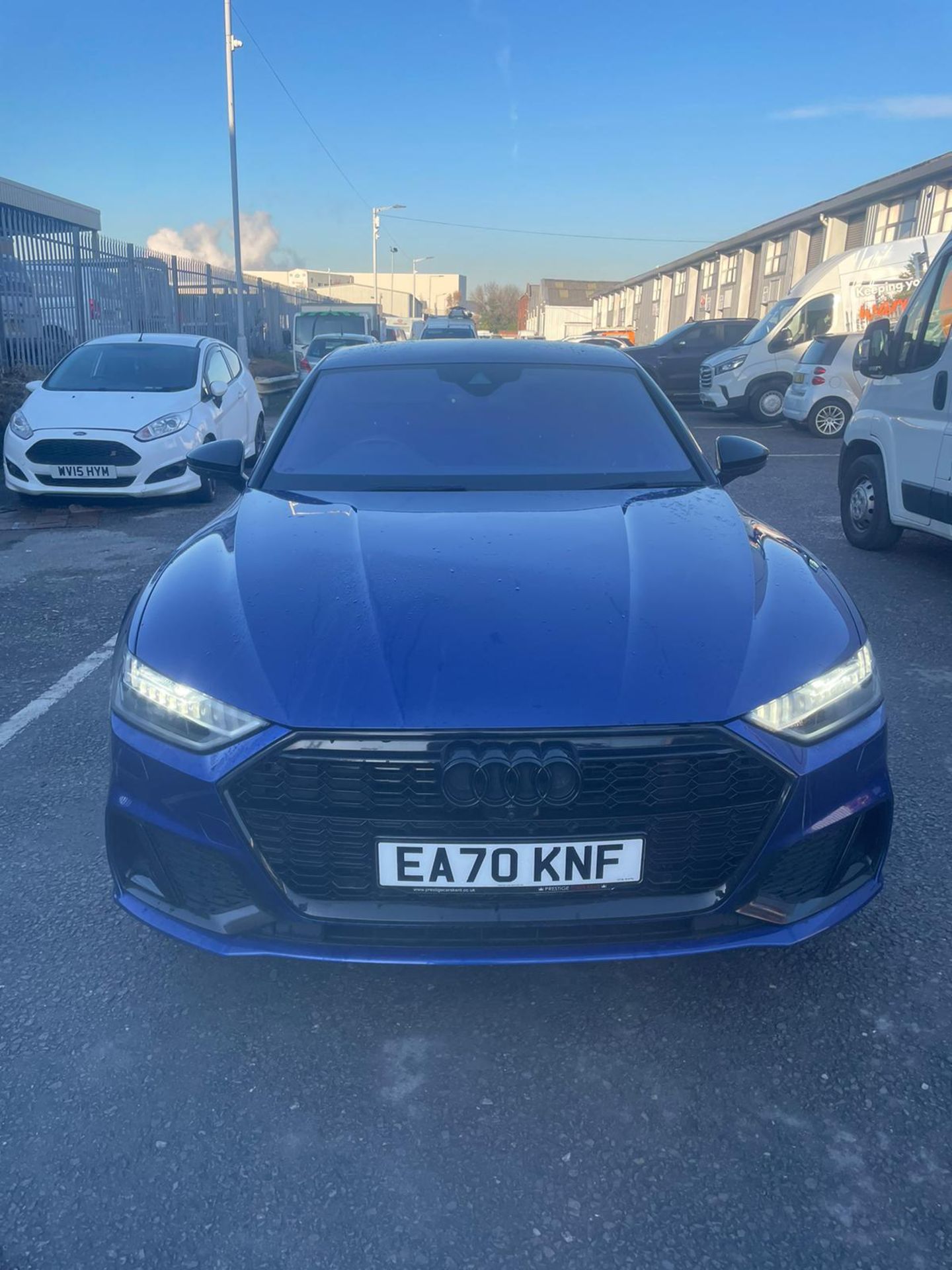 2020 AUDI A7 S-LN BLK ED45 TFSI QUAT S-A BLUE COUPE *NO VAT* - Image 3 of 10