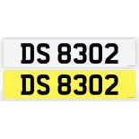 DS 8302 NUMBER PLATE, CURRENTLY ON RETENTION *NO VAT*