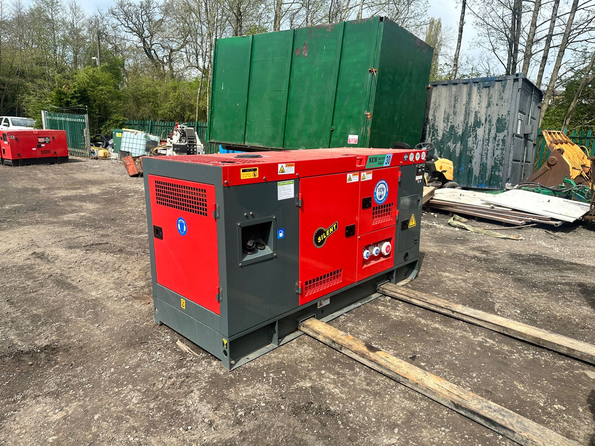 New/Unused 30KvA Diesel Sound Proof Generator *PLUS VAT* - Image 2 of 11