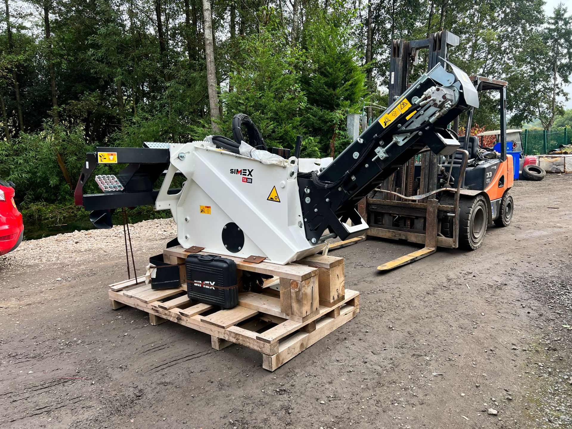 New And Unused Simex TA300 Wheel Saw Concrete Trencher With Conveyor *PLUS VAT* - Image 2 of 18