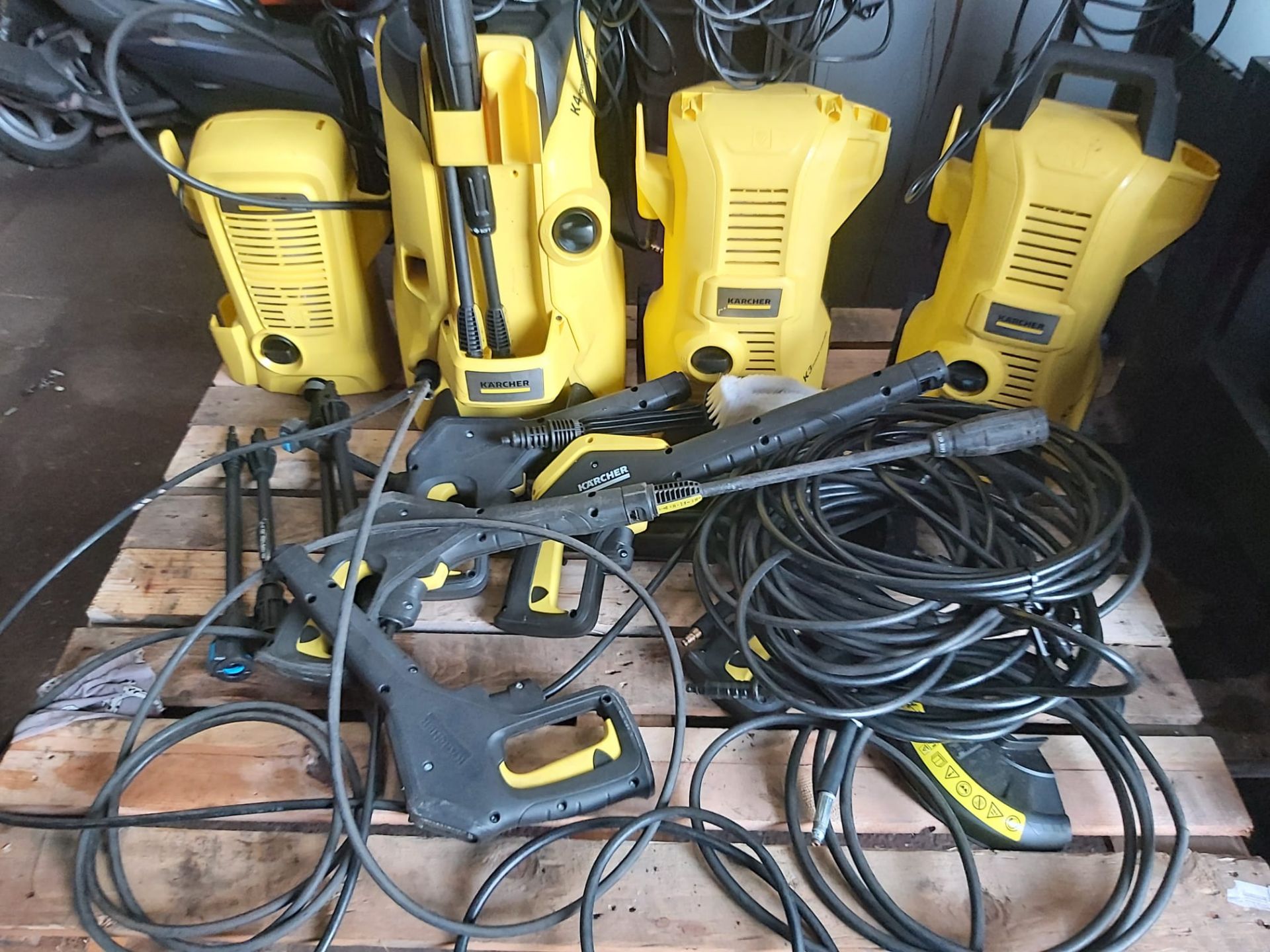 4x KARCHER POWER WASHERS *PLUS VAT*