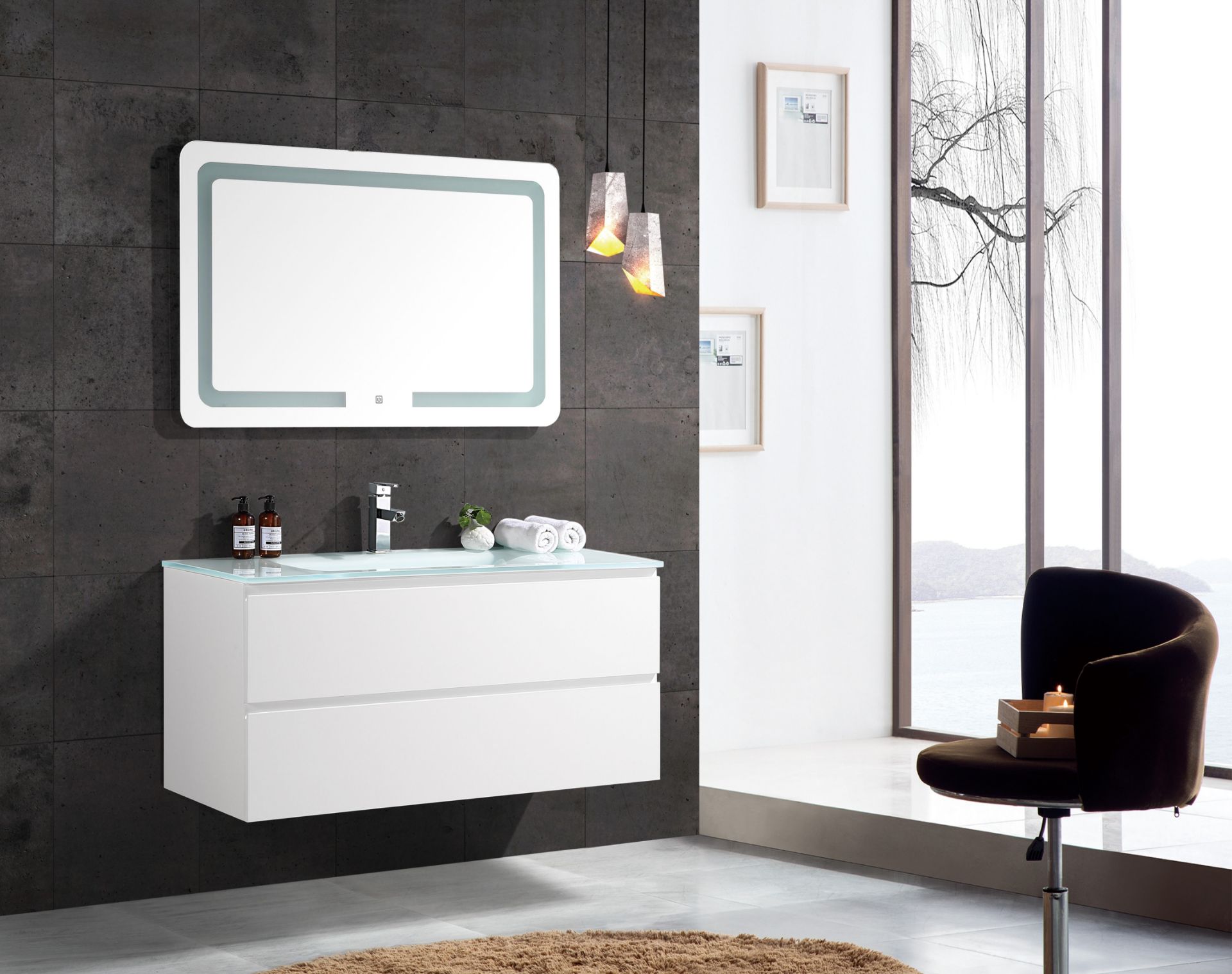 Job Lot of Vanity Units, Complete sets & Mirrors RRP £60,000+ *NO VAT* - Image 4 of 9