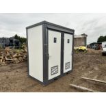 NEW/UNUSED BASTONE PORTABLE DOUBLE UNISEX TOILET BLOCK *PLUS VAT*