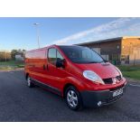 2007 RENAULT TRAFIC LL29 DCI 150 S-A RED PANEL VAN *NO VAT*