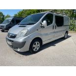 2012 VAUXHALL VIVARO 2900 SPORTIVE CDTI LWB SILVER PANEL VAN *NO VAT*