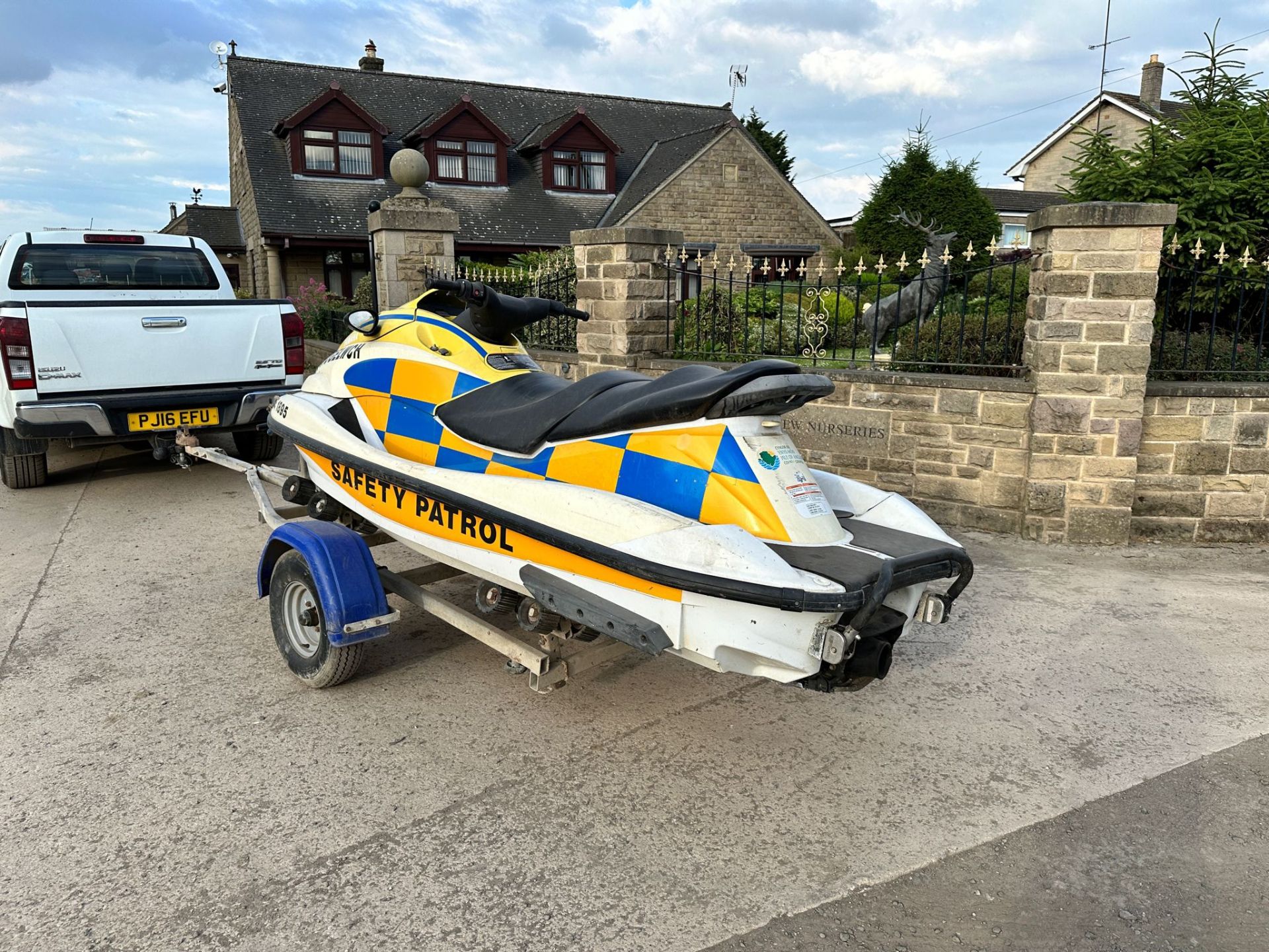 YAMAHA XA800A-B 800CC JET SKI WITH SINGLE AXLE TRAILER *PLUS VAT* - Image 4 of 21