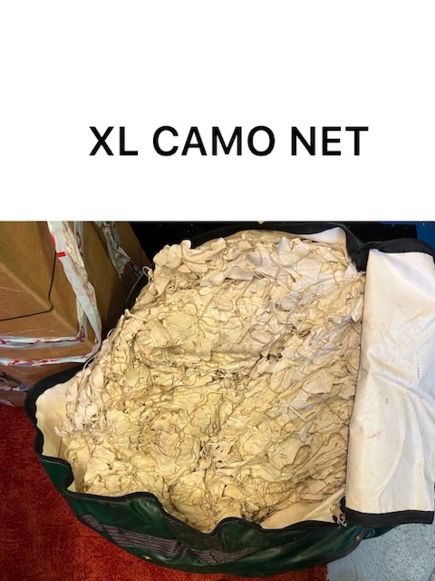 CW - XL Arctic/white camouflage net *NO VAT* - Image 2 of 2