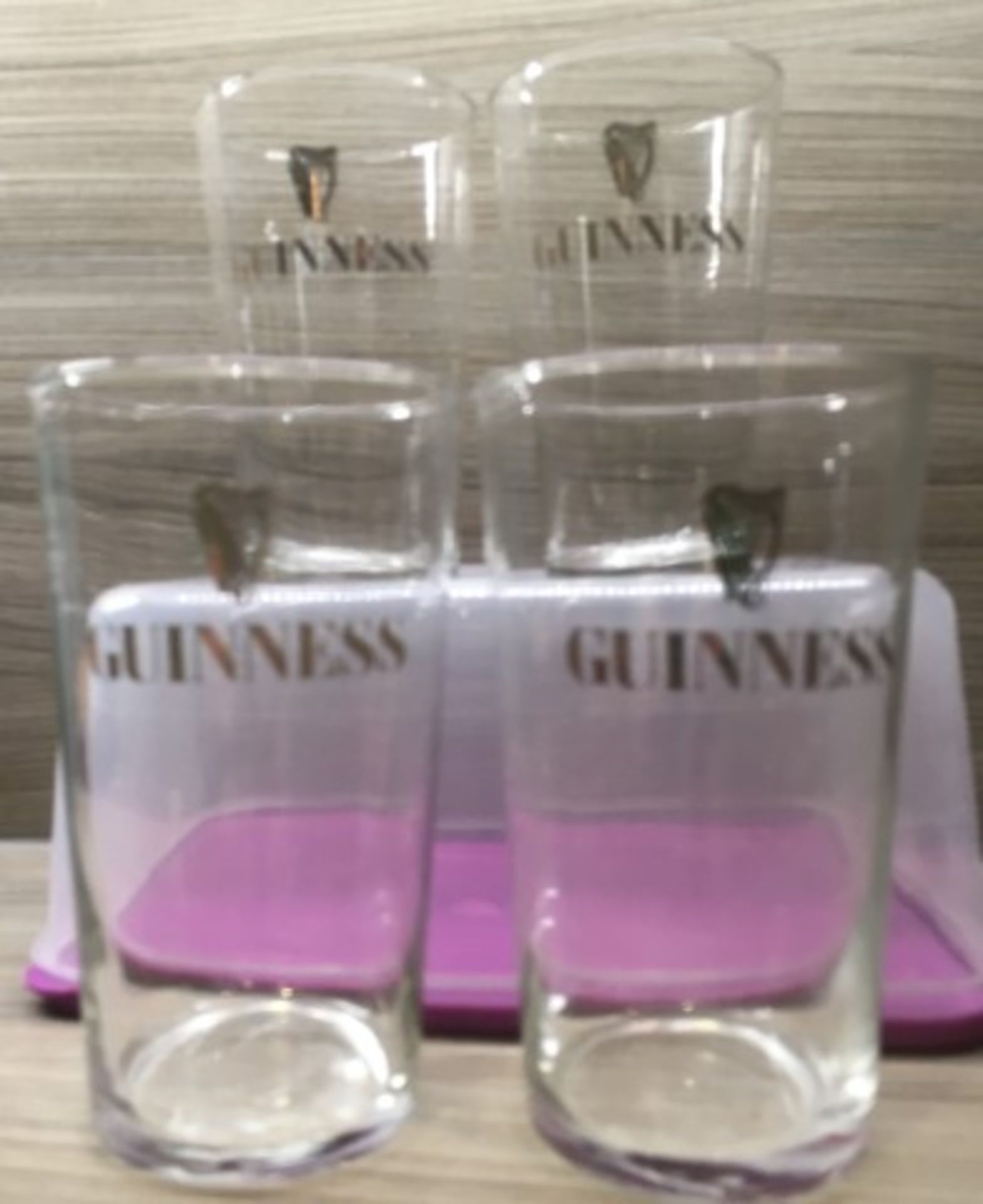 Vintage New Old Stock Genuine Guinness Glasses *NO VAT*