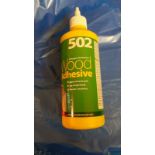 12x 1 I BOTTLES OF EVERBUILD WOOD ADHESIVE, INSIDE AND OUTSIDE WATER PROOF *NO VAT*
