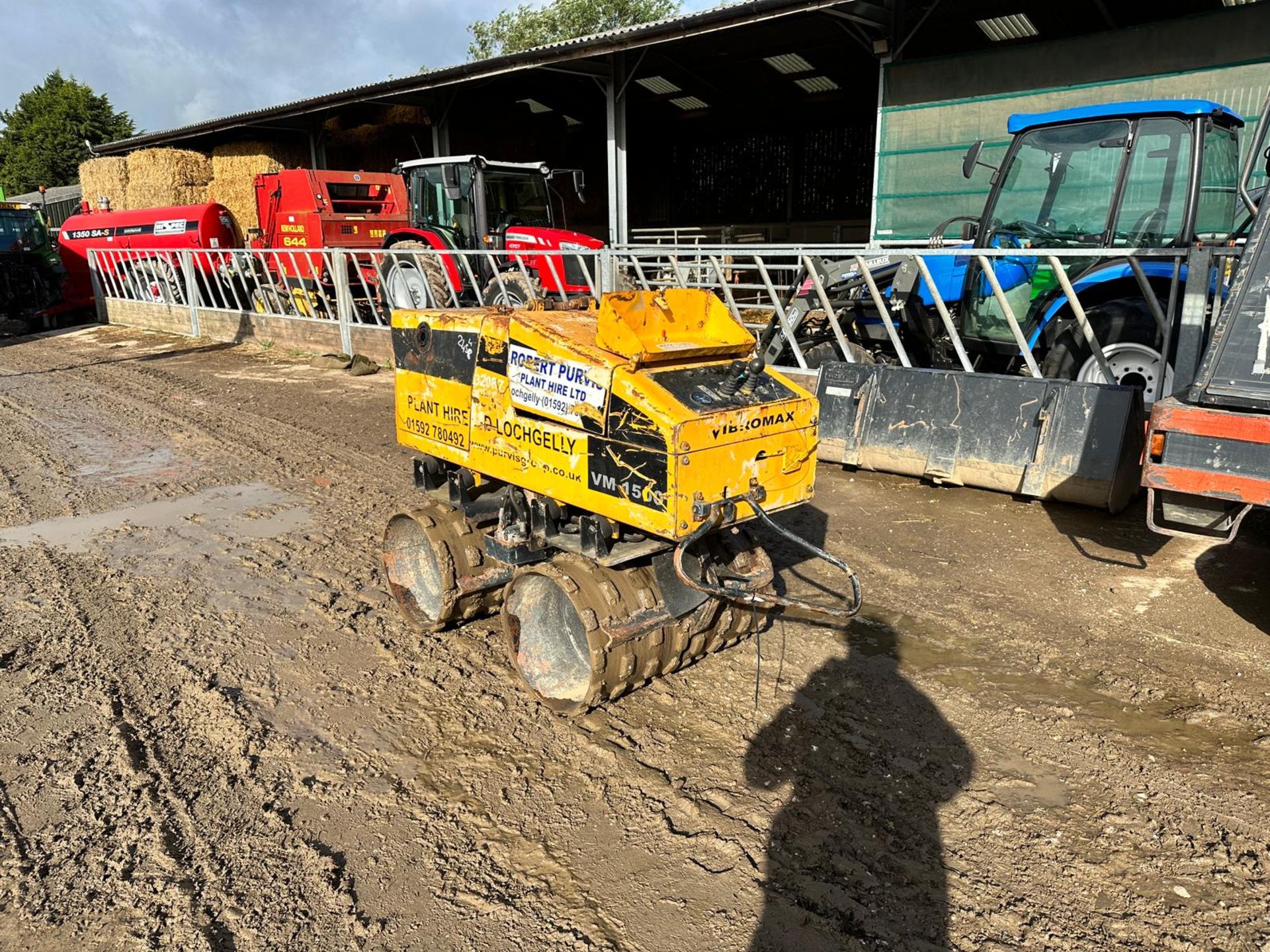 2007 JCB VIBROMAX VM1500 REMOTE CONTROLLED TRENCH ROLLER *PLUS VAT* - Image 2 of 13