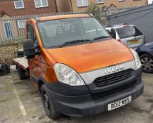 2012 IVECO DAILY 35S11 LWB ORANGE RECOVERY CHASSIS CAB *PLUS VAT*