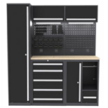 BRAND NEW Black Series Workshop/Garage Cabinets  width 2000mm height 2025mm depth 550mm Consists