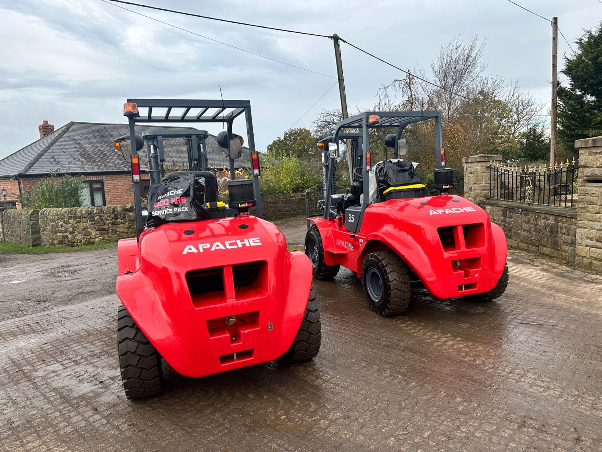 NEW/UNUSED 2023 APACHE CPC35 3.5 TON DIESEL ROUGH TERRAIN FORKLIFT *PLUS VAT* - Image 7 of 20