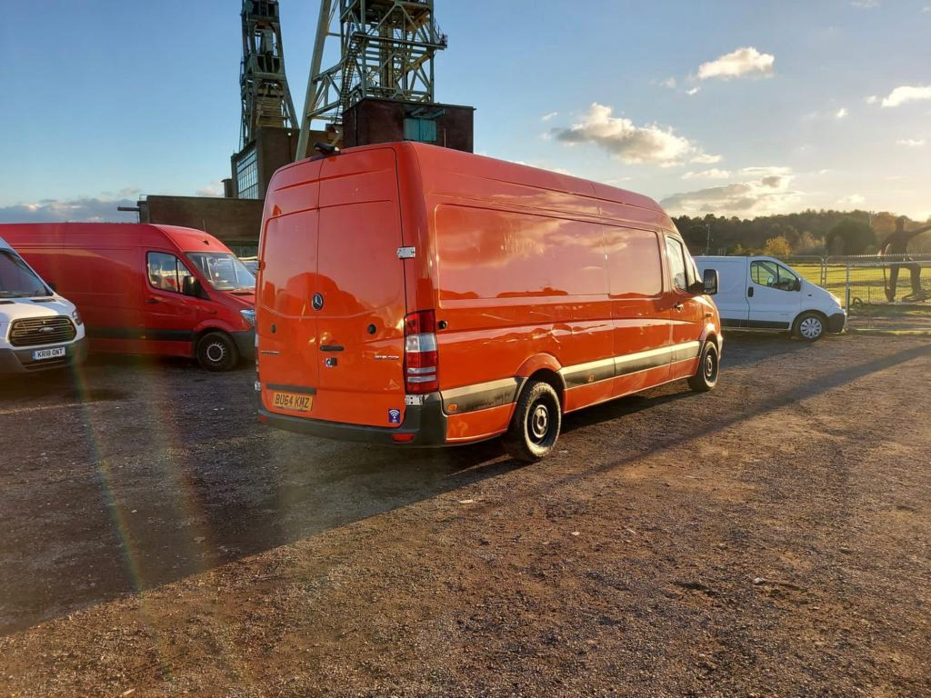 2014 MERCEDES-BENZ SPRINTER 313 CDI ORANGE PANEL VAN *NO VAT* - Image 8 of 13