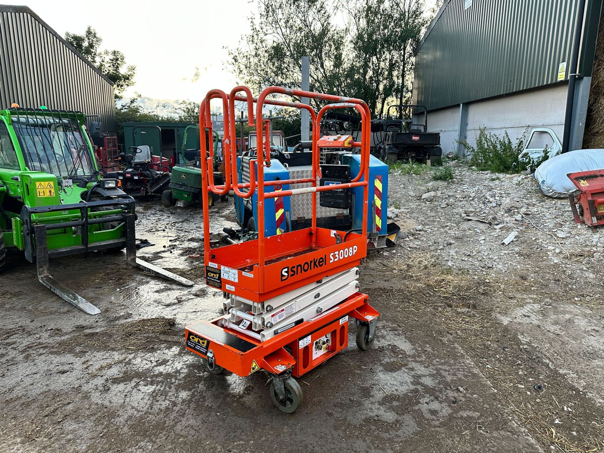 2019 SNORKEL S3008P ELECTRIC (MEWP) SCISSOR LIFT *PLUS VAT* - Image 7 of 12