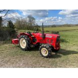 YANMAR YM2820D TRACTOR, 4 WHEEL DRIVE, WITH ROTAVATOR, RUNS AND WORKS, 3 POINT LINKAGE *PLUS VAT*