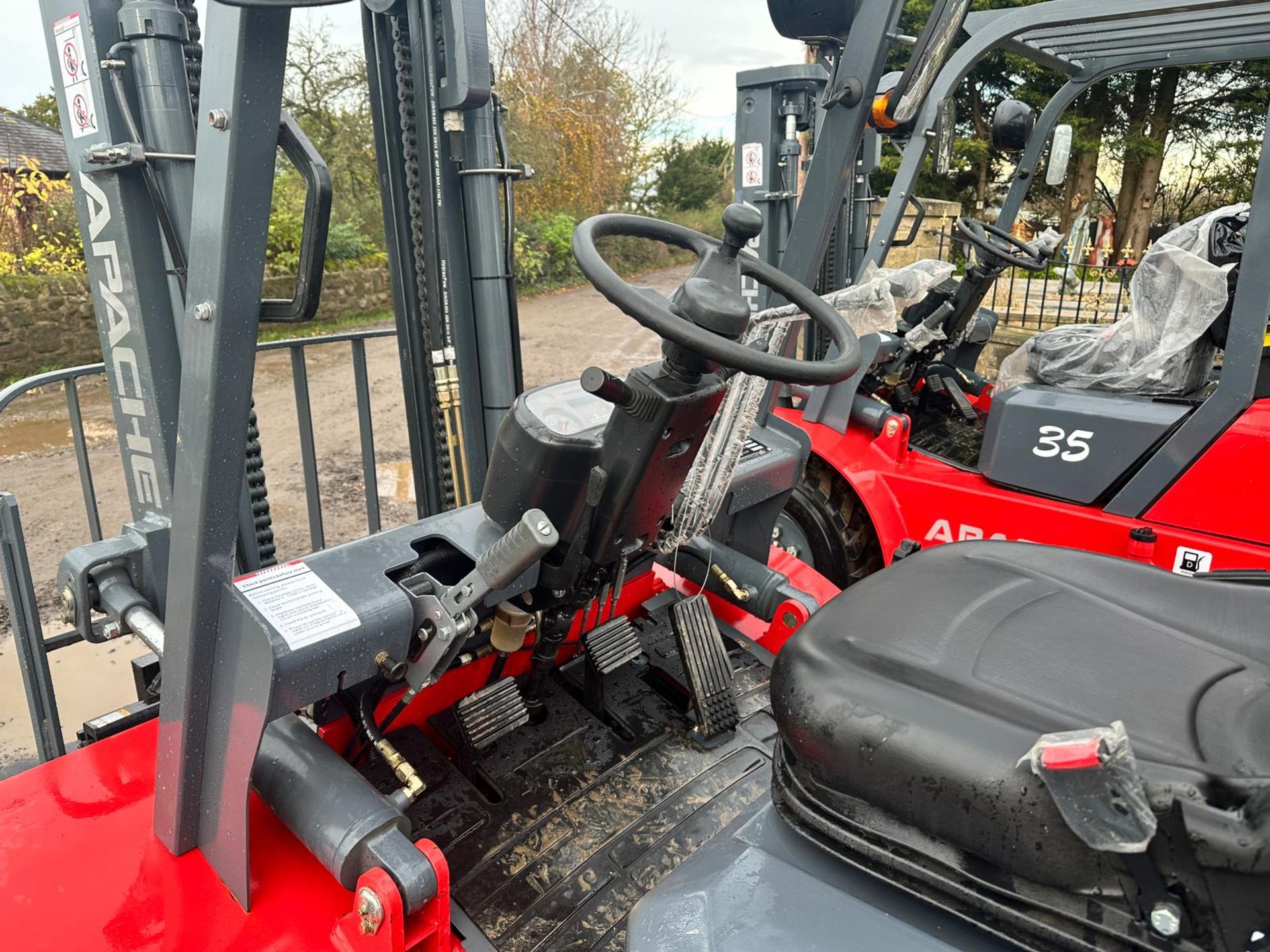 NEW/UNUSED 2023 APACHE CPC35 3.5 TON DIESEL ROUGH TERRAIN FORKLIFT *PLUS VAT* - Bild 13 aus 20