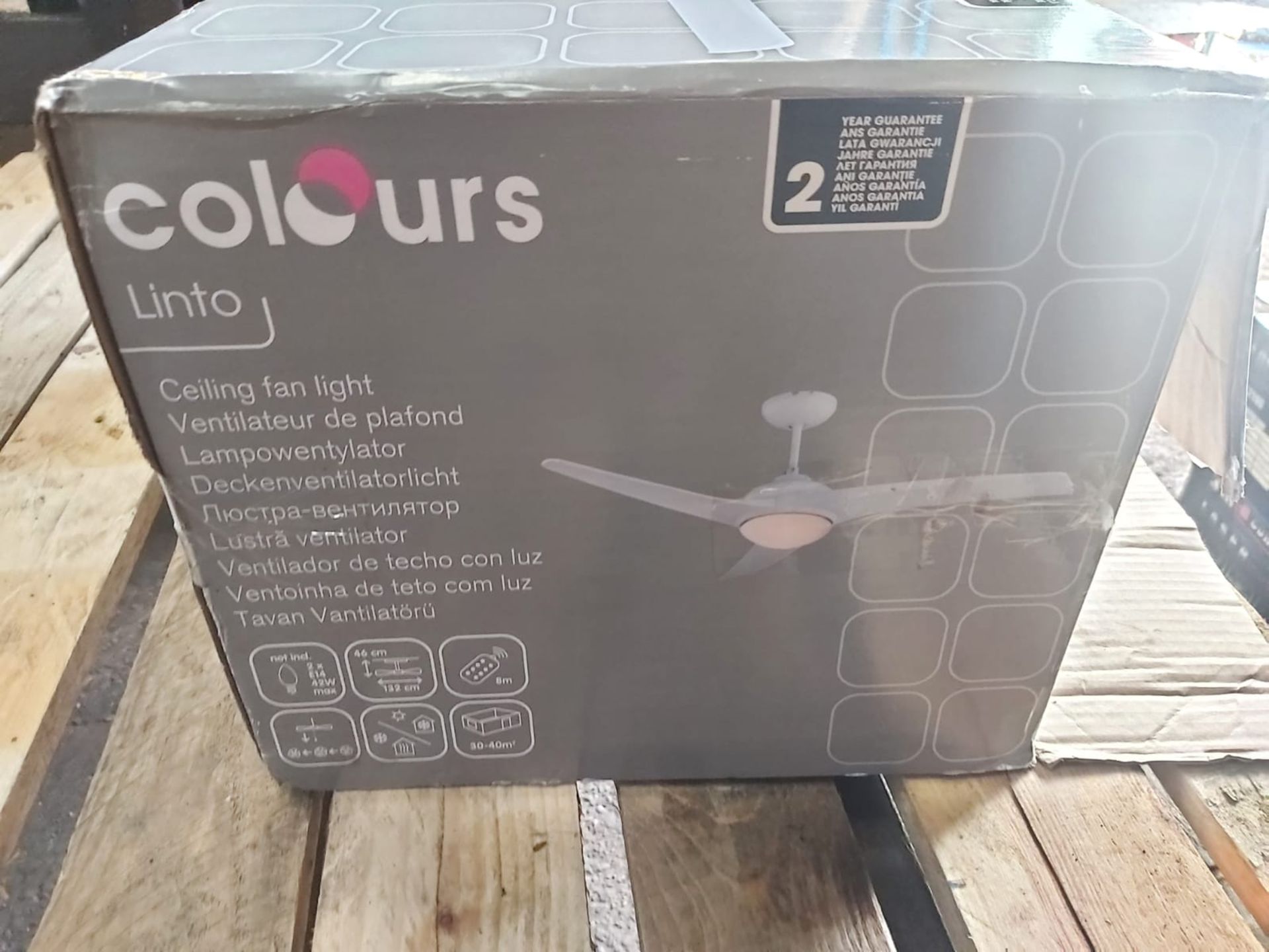 LINTO CEILING FAN LIGHT COMBO *PLUS VAT*