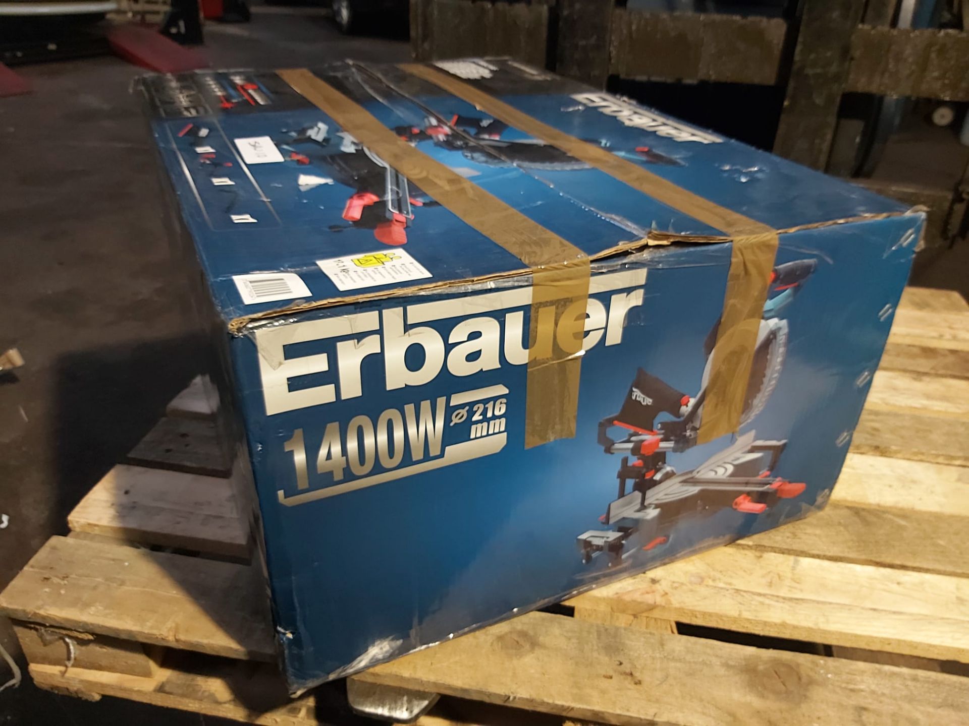 ERBAUER 1400W SLIDING MITRE SAW *PLUS VAT* - Image 4 of 4