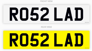 PRIVATE REGISTRATION "RO52 LAD" *NO VAT*