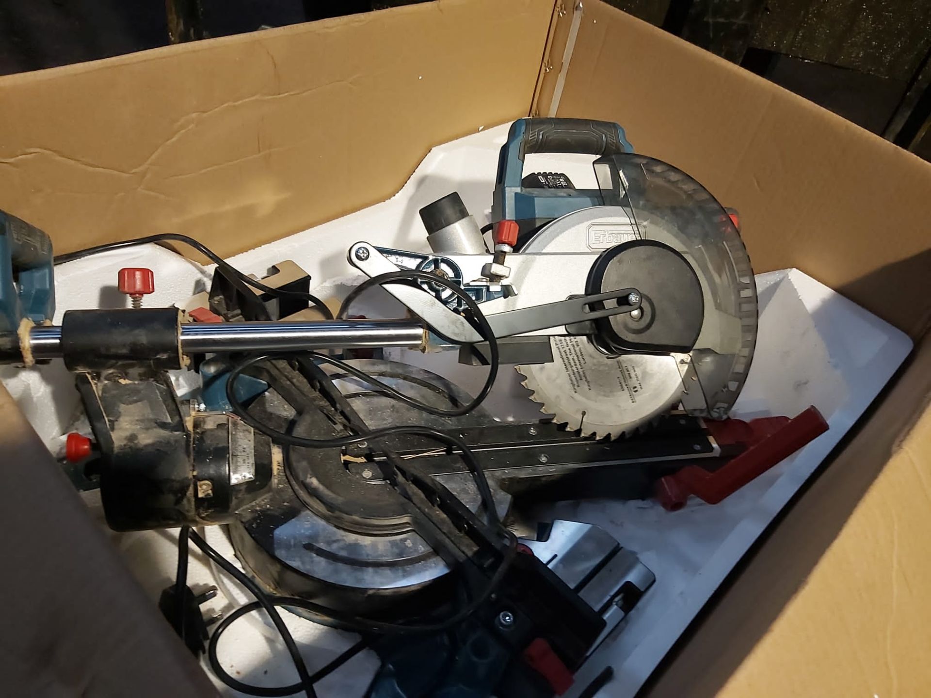 ERBAUER 1400W SLIDING MITRE SAW *PLUS VAT*