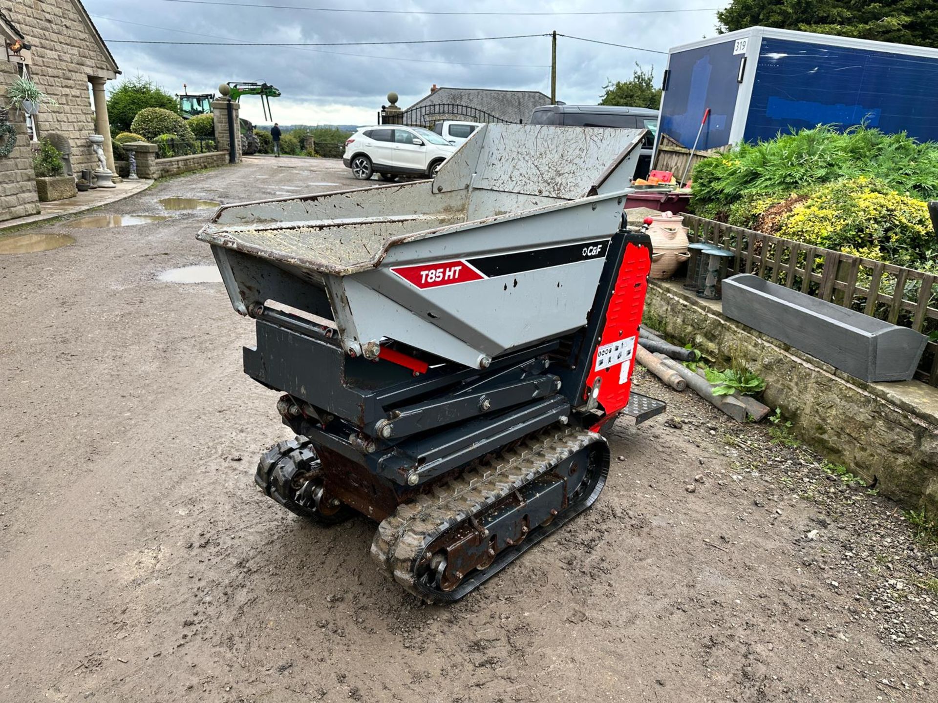 2021 C&F T85HF 850KG DIESEL HIGH TIP TRACKED DUMPER *PLUS VAT* - Image 3 of 14