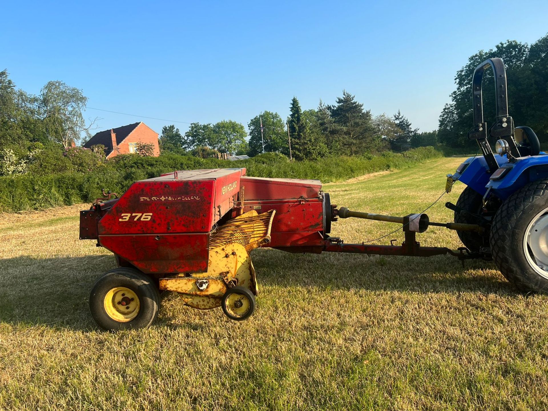 NEW HOLLAND SUPER HAYLINER 376 SQUARE BALER *NO VAT* - Image 4 of 9