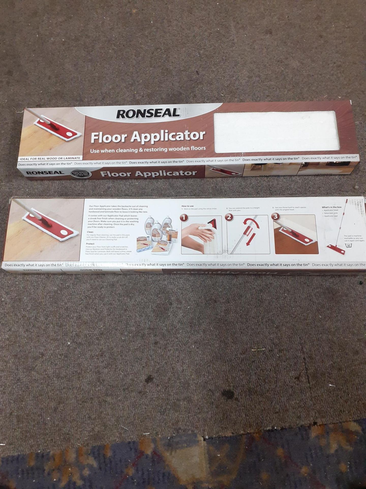 RONSEAL FLOOR CLEANER/ APPLICATORS *NO VAT* - Image 3 of 3