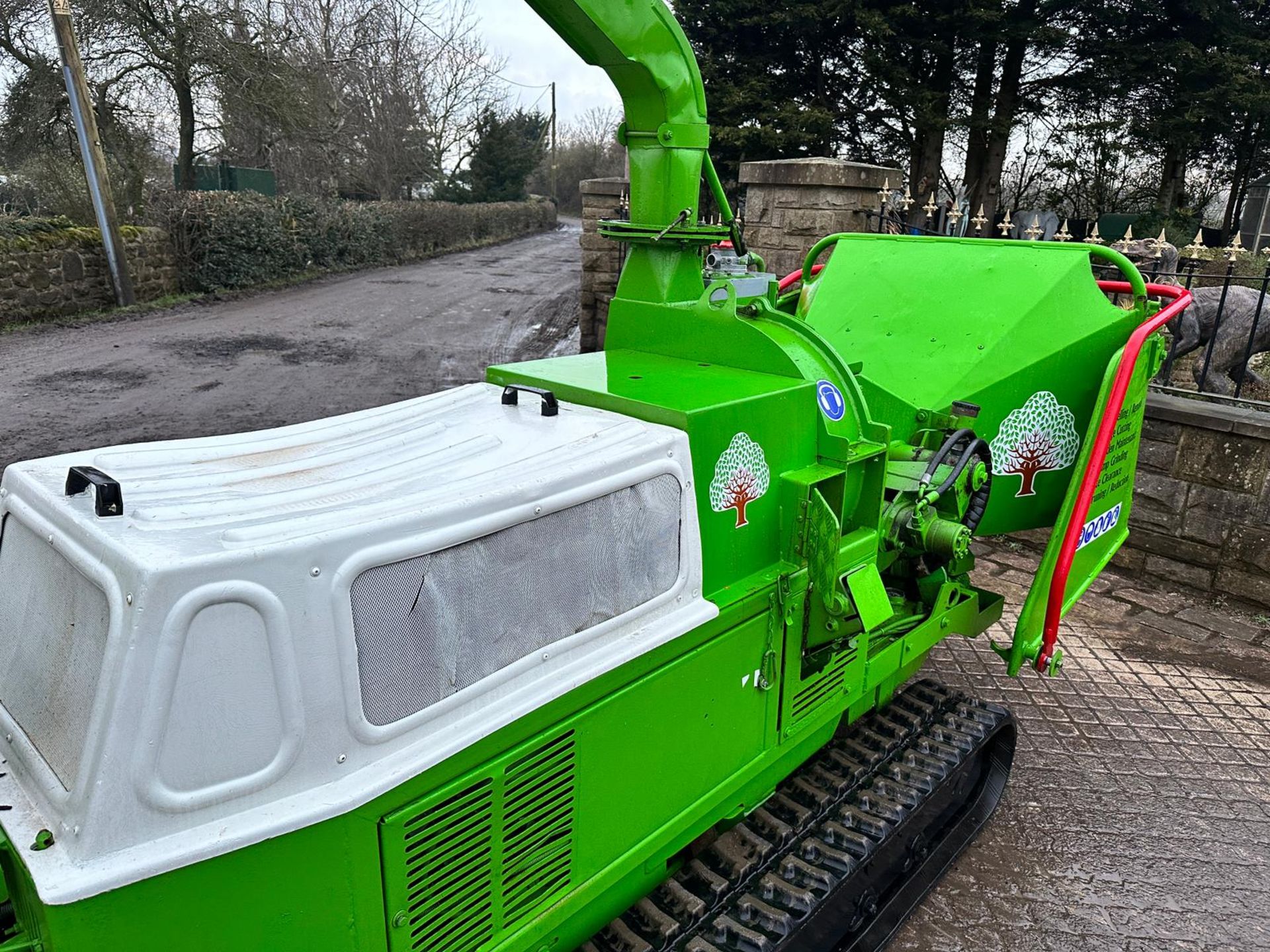 2009 GREENMECH SAFE TRACK STC19-28MT50 11Ó SLOPE/BANK TRACKED WOOD CHIPPER *PLUS VAT* - Image 9 of 19