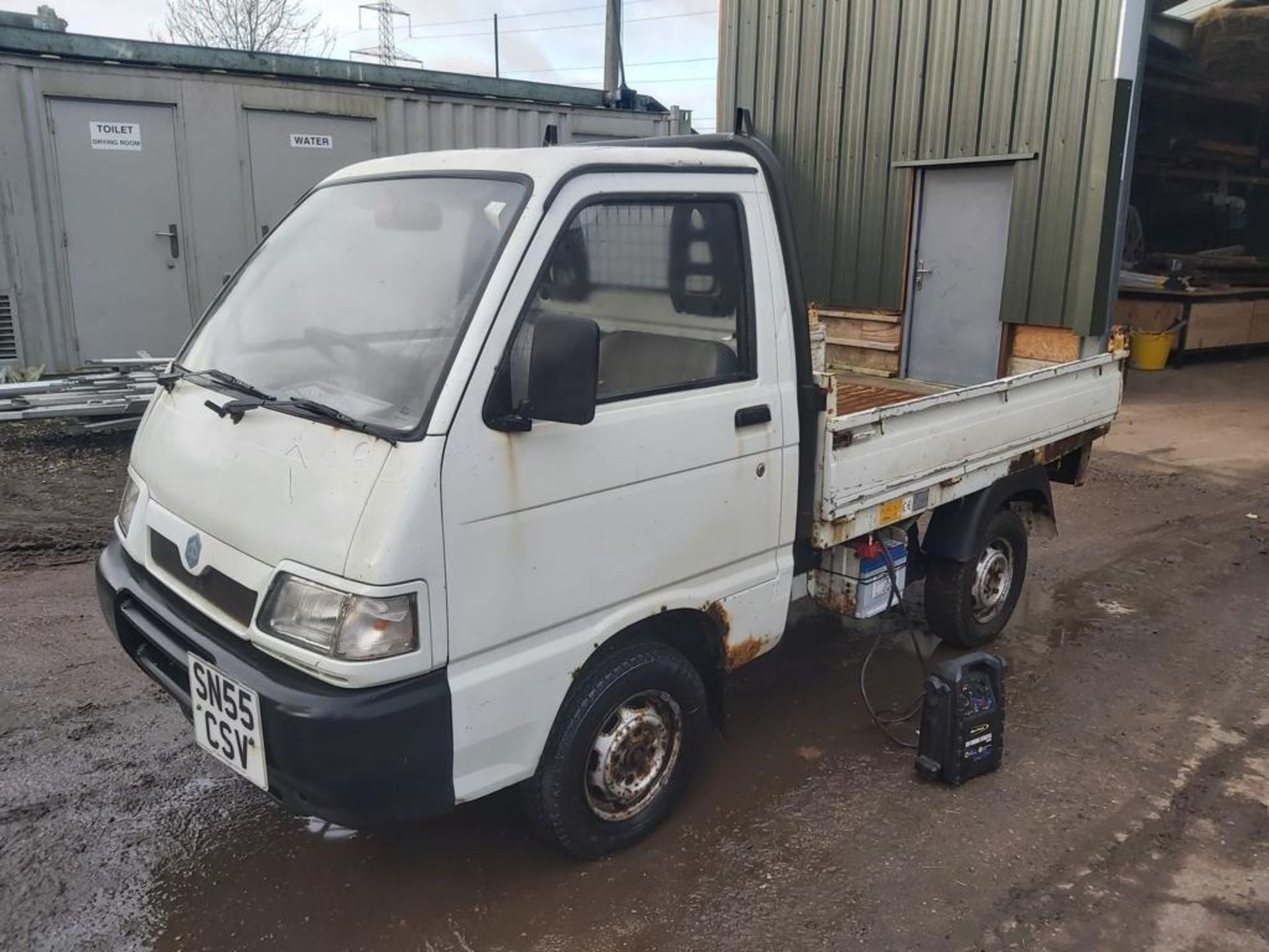 2005 PIAGGIO PORTER WHITE PICK UP TIPPER *NO VAT* - Image 3 of 14