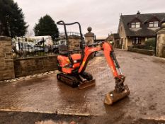 2018 KUBOTA K008-3 MICRO DIGGER *PLUS VAT*