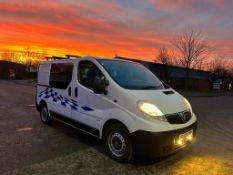 2007 VAUXHALL VIVARO 2900 CDTI SWB WHITE PANEL VAN *NO VAT*