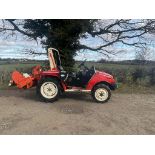 HINOMOTO JT1 4WD COMPACT TRACTOR WITH 4FT ROTAVATOR *PLUS VAT*