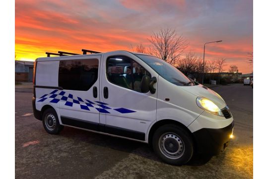 2007 VAUXHALL VIVARO 2900 CDTI SWB WHITE PANEL VAN *NO VAT* - Image 15 of 21