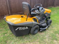 BRAND NEW STIGA ESTATE 9122W, 48” cut, rear collection, hydrostatic drive *PLUS VAT*