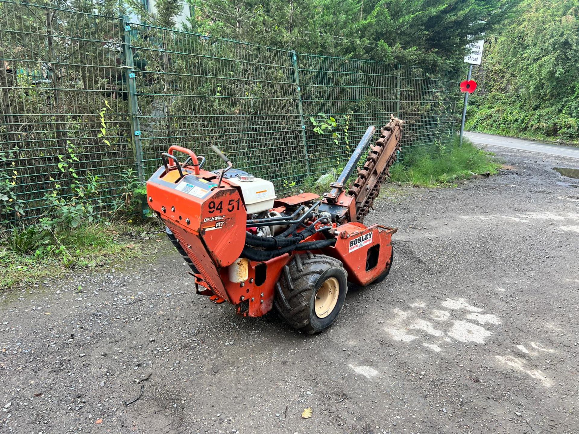 Ditch Witch RT10 Walk Behind Pedestrian Trencher *PLUS VAT* - Image 5 of 13