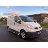 2011/61 REG RENAULT TRAFIC SL29 DCI 115 2.0 DIESEL WHITE PANEL VAN, SHOWING 1 FORMER KEEPER *NO VAT*