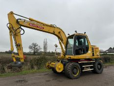 KOMATSU PW130ES-6K 4WD WHEELED EXCAVATOR C/W QUICK HITCH & RAILWAY GEAR *PLUS VAT*