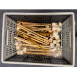 Collection assorted Sticks. Timp mallets red label