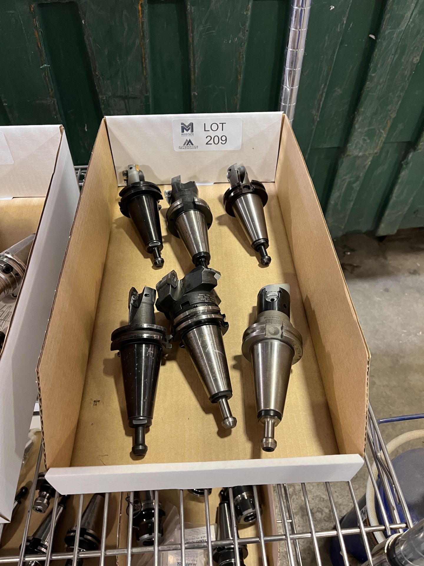 (6) CT 40 Tool Holders