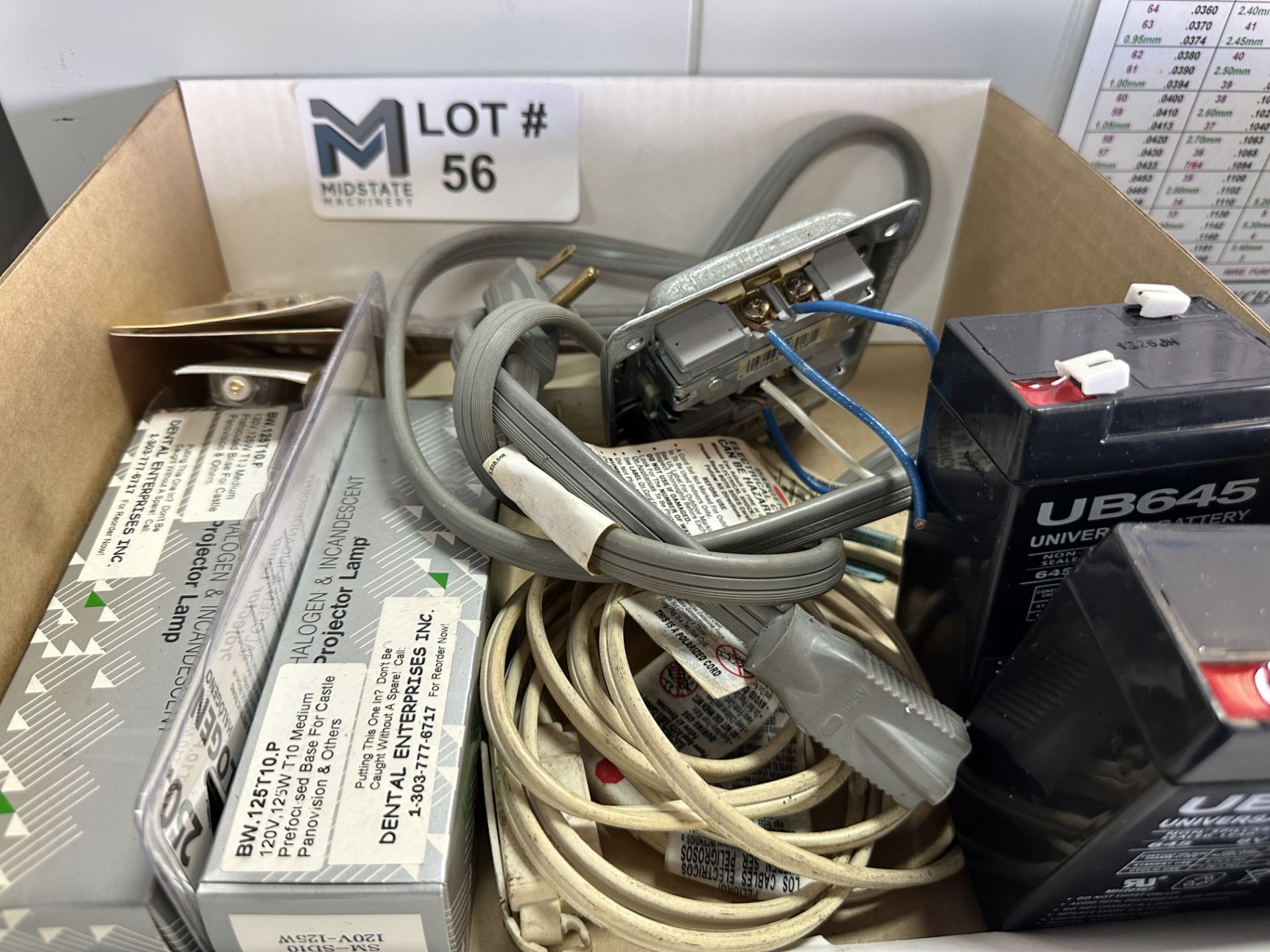 Misc. Electric Cords, Batteries & Bulbs