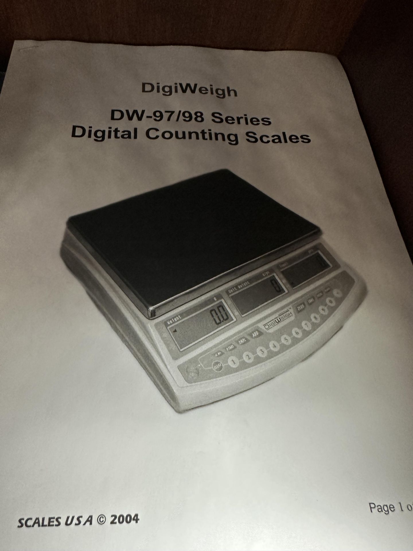 Digital Counting Scale `` - Image 2 of 2