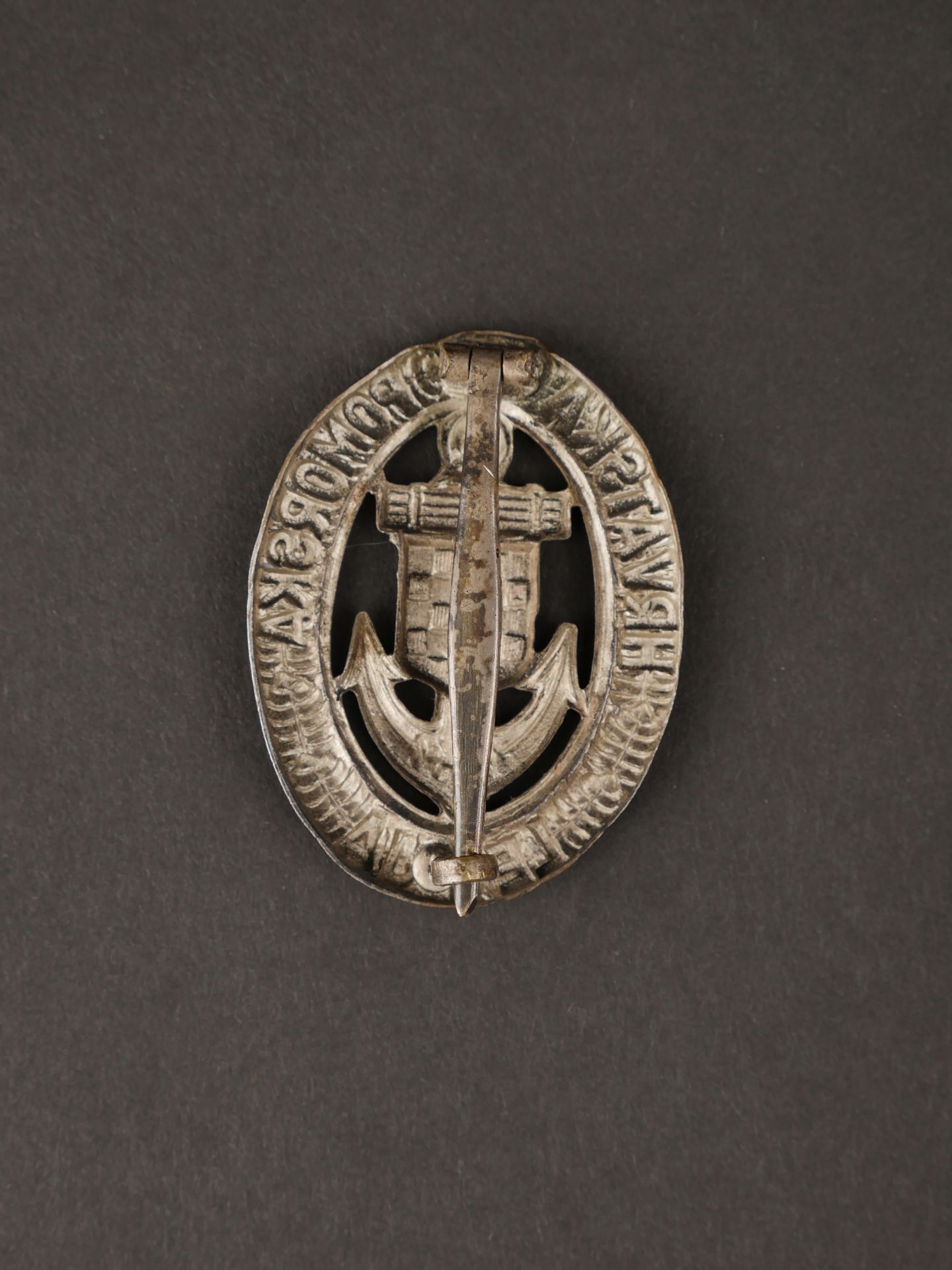 Badge de la legion navale croate.Badge of the Croatian Naval Legion. - Image 4 of 4
