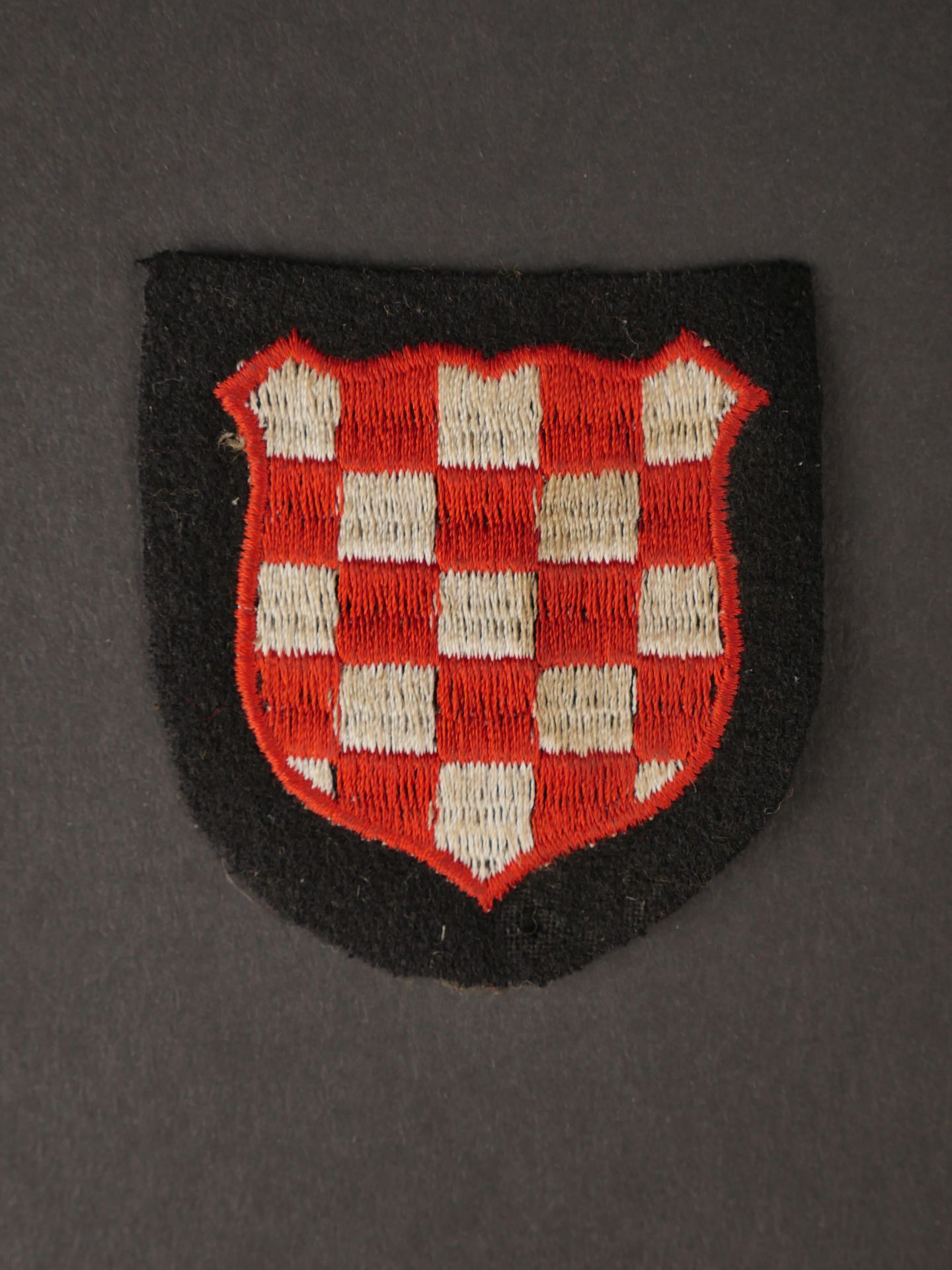 Insigne de manche SS croate.Croatian SS sleeve badge.