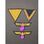 Insignes Kriegsmarine. Kriegsmarine insignia.